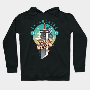 Cloud Buster Sword Emblem Hoodie